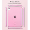 MoKo Coque pour iPad (A16) 11e Gén 11" 2025, iPad 10e Gén 10,9" 2022, Étui avec Coque Arrière en TPU Souple à Rabat avec Support