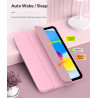MoKo Coque pour iPad (A16) 11e Gén 11" 2025, iPad 10e Gén 10,9" 2022, Étui avec Coque Arrière en TPU Souple à Rabat avec Support
