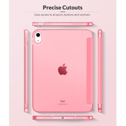 MoKo Coque pour iPad (A16) 11e Gén 11Pouces 2025, iPad 10e Gén 10,9" 2022,Étui avec Coque Arrière en TPU Souple à Rabat avec Sup