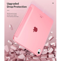 MoKo Coque pour iPad (A16) 11e Gén 11Pouces 2025, iPad 10e Gén 10,9" 2022,Étui avec Coque Arrière en TPU Souple à Rabat avec Sup