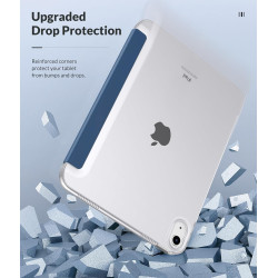 MoKo Coque pour iPad (A16) 11e Génération 11Pouces 2025, iPad 10e Gén 10,9" 2022, Étui avec Coque Arrière en TPU Souple à Rabat 