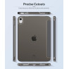 MoKo Coque pour iPad (A16) 11e Gén 11" 2025, iPad 10e Gén 10,9" 2022, Étui avec Coque Arrière en TPU Souple à Rabat avec Support