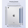 MoKo Coque pour iPad (A16) 11e Gén 11" 2025, iPad 10e Gén 10,9" 2022, Étui avec Coque Arrière en TPU Souple à Rabat avec Support