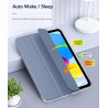 MoKo Coque pour iPad (A16) 11e Gén 11" 2025, iPad 10e Gén 10,9" 2022, Étui avec Coque Arrière en TPU Souple à Rabat avec Support