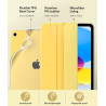 MoKo Coque pour iPad (A16) 11e Génération 11Pouces 2025, iPad 10e Gén 10,9" 2022, Étui avec Coque Arrière en TPU Souple à Rabat 
