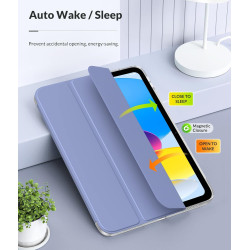 MoKo Coque pour iPad (A16) 11e Génération 11Pouces 2025, iPad 10e Gén 10,9" 2022, Étui avec Coque Arrière TPU Souple à Rabat, Su