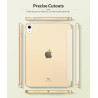 MoKo Coque pour iPad (A16) 11e Gén 11" 2025, iPad 10e Gén 10,9" 2022, Étui avec Coque Arrière en TPU Souple à Rabat avec Support