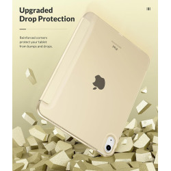 MoKo Coque pour iPad (A16) 11e Gén 11" 2025, iPad 10e Gén 10,9" 2022, Étui avec Coque Arrière en TPU Souple à Rabat avec Support