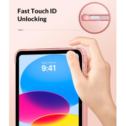 MoKo Coque pour iPad (A16) 11e Génération 11Pouces 2025, iPad 10e Gén 10,9" 2022, Étui avec Coque Arrière en TPU Souple à Rabat 
