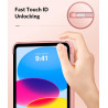 MoKo Coque pour iPad (A16) 11e Génération 11Pouces 2025, iPad 10e Gén 10,9" 2022, Étui avec Coque Arrière en TPU Souple à Rabat 