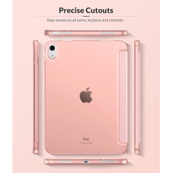MoKo Coque pour iPad (A16) 11e Génération 11Pouces 2025, iPad 10e Gén 10,9" 2022, Étui avec Coque Arrière en TPU Souple à Rabat 