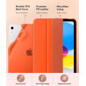 Moko coque pour ipad (a16) 11e génération 11pouces 2025, ipad 10e gén 10,9" 2022,étui avec coque arrière en tpu souple à rabat a