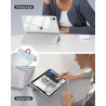 MoKo Coque pour iPad (A16) 11e Génération 11 Pouces 2025/iPad 10e Gén 10,9" 2022, Étui Scintillant, Housse avec Coque Arrière en