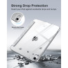 MoKo Coque pour iPad (A16) 11e Génération 11 Pouces 2025/iPad 10e Gén 10,9" 2022, Étui Scintillant, Housse avec Coque Arrière en