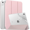 MoKo Coque pour iPad (A16) 11e Gén 11" 2025, iPad 10e Gén 10,9" 2022, Étui avec Coque Arrière en TPU Souple à Rabat avec Support