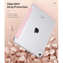 MoKo Coque pour iPad (A16) 11e Gén 11" 2025, iPad 10e Gén 10,9" 2022, Étui avec Coque Arrière en TPU Souple à Rabat avec Support