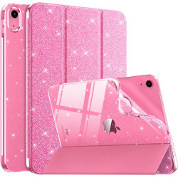 MoKo Coque pour iPad (A16) 11e Génération 11 Pouces 2025/iPad 10e Gén 10,9" 2022, Étui Scintillant, Housse avec Coque Arrière en