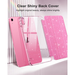 MoKo Coque pour iPad (A16) 11e Génération 11 Pouces 2025/iPad 10e Gén 10,9" 2022, Étui Scintillant, Housse avec Coque Arrière en