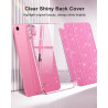 MoKo Coque pour iPad (A16) 11e Génération 11 Pouces 2025/iPad 10e Gén 10,9" 2022, Étui Scintillant, Housse avec Coque Arrière en