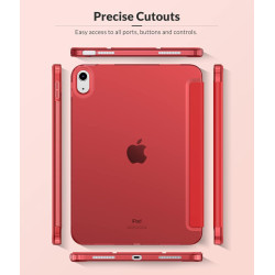 MoKo Coque pour iPad (A16) 11e Génération 11Pouces 2025, iPad 10e Gén 10,9" 2022,Étui avec Coque Arrière en TPU Souple à Rabat a