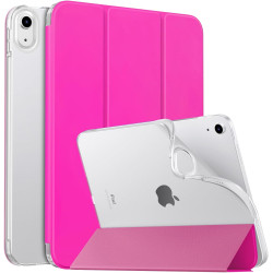 MoKo Coque pour iPad (A16) 11e Gén 11" 2025, iPad 10e Gén 10,9" 2022, Étui avec Coque Arrière en TPU Souple à Rabat avec Support