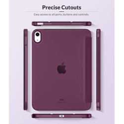 MoKo Coque pour iPad (A16) 11e Génération 11Pouces 2025, iPad 10e Gén 10,9" 2022, Étui avec Coque Arrière en TPU Souple à Rabat 