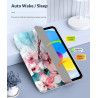 MoKo Coque pour iPad (A16) 11e Génération 11Pouces 2025, iPad 10e Gén 10,9" 2022, Étui avec Coque Arrière TPU Souple à Rabat, Su