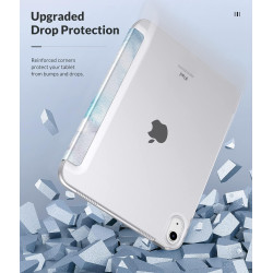 MoKo Coque pour iPad (A16) 11e Génération 11Pouces 2025, iPad 10e Gén 10,9" 2022, Étui avec Coque Arrière TPU Souple à Rabat, Su