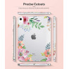 MoKo Coque pour iPad (A16) 11e Gén 11" 2025, iPad 10e Gén 10,9" 2022, Étui avec Coque Arrière en TPU Souple à Rabat avec Support