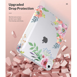 MoKo Coque pour iPad (A16) 11e Gén 11" 2025, iPad 10e Gén 10,9" 2022, Étui avec Coque Arrière en TPU Souple à Rabat avec Support