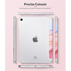 MoKo Coque pour iPad (A16) 11e Génération 11Pouces 2025, iPad 10e Gén 10,9" 2022,Étui avec Coque Arrière en TPU Souple à Rabat a