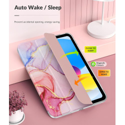 MoKo Coque pour iPad (A16) 11e Génération 11Pouces 2025, iPad 10e Gén 10,9" 2022,Étui avec Coque Arrière en TPU Souple à Rabat a
