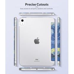 MoKo Coque pour iPad (A16) 11e Génération 11Pouces 2025, iPad 10e Gén 10,9" 2022,Étui avec Coque Arrière en TPU Souple à Rabat a