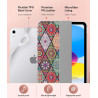 MoKo Coque pour iPad (A16) 11e Génération 11Pouces 2025, iPad 10e Gén 10,9" 2022, Étui avec Coque Arrière TPU Souple à Rabat, Su