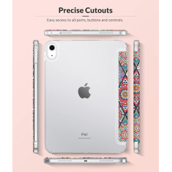 MoKo Coque pour iPad (A16) 11e Génération 11Pouces 2025, iPad 10e Gén 10,9" 2022, Étui avec Coque Arrière TPU Souple à Rabat, Su