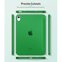 MoKo Coque pour iPad (A16) 11e Génération 11Pouces 2025, iPad 10e Gén 10,9" 2022, Étui avec Coque Arrière TPU Souple à Rabat, Su