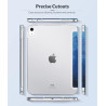 MoKo Coque pour iPad (A16) 11e Gén 11" 2025, iPad 10e Gén 10,9" 2022, Étui avec Coque Arrière en TPU Souple à Rabat avec Support