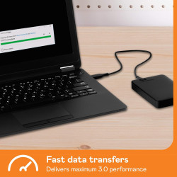 WD 4 To Elements disque dur portable externe, USB 3.0, Plug-and- play, formaté pour Windows, Noir