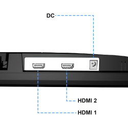 Minifire Écran PC 22 Pouces FHD (1920 x 1080), 120Hz, 107% sRGB, Mode Faible lumière Bleue, Angle de Vision de 178°, Design de M
