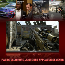 Minifire Écran Gaming 24.5″ IPS 200Hz – Écran Gamer FHD (1920×1080), 1ms, 120% sRGB, HDR10, Adaptive-Sync, HDMI/DisplayPort, VES