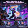 Minifire 27 Ecran PC Gamer,260Hz, Fast IPS Moniteur Gaming, QHD 2K 2560 x 1440p,1Ms, Écran Blanc, Freesync, 130% sRGB, HDR10, Fa