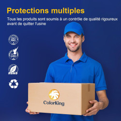 ColorKing 540XL 541XL Cartouches d'encre Compatibles pour Cartouche Canon 540 541 XL pour PIXMA MG3650s TS5150 TS5151 MG3550 MG3