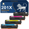 ColorKing 201X Cartouches de Toner Compatible pour HP 201X 201A CF400X CF400A Toner pour HP Color LaserJet Pro MFP M277dw M252dw