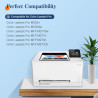 ColorKing 201X Cartouches de Toner Compatible pour HP 201X 201A CF400X CF400A Toner pour HP Color LaserJet Pro MFP M277dw M252dw
