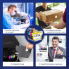 ColorKing LC421XL LC421 Compatible pour Brother LC421 XL LC421VAL pour Brother MFC-J1010DW DCP-J1050DW DCP-J1140DW DCP-J1800DW M