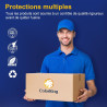 ColorKing LC421XL LC421 Compatible pour Brother LC421 XL LC421VAL pour Brother MFC-J1010DW DCP-J1050DW DCP-J1140DW DCP-J1800DW M