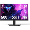 Minifire écran pc gamer 24 pouces, 180hz, 1ms, adaptive sync,fhd, 110% srgb,1xhdmi 1.4/1xdp 1.2 ports, bleulightshield, bordure 
