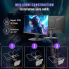 Minifire écran pc gamer 24 pouces, 180hz, 1ms, adaptive sync,fhd, 110% srgb,1xhdmi 1.4/1xdp 1.2 ports, bleulightshield, bordure 