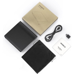 Lecteur CD Externe USB 3.0 et Type-C Portable CD/DVD +/-RW Graveur DVD Externe, Ultra Mince Lecteur DVD Externe pour PC Laptop D