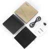 Lecteur CD Externe USB 3.0 et Type-C Portable CD/DVD +/-RW Graveur DVD Externe, Ultra Mince Lecteur DVD Externe pour PC Laptop D